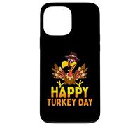 Feliz Día de Turquía Lindo Pequeño Peregrino Acción de Gracias Carcasa para iPhone 13 Pro MAX