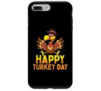 Feliz Día de Turquía Lindo Pequeño Peregrino Acción de Gracias Carcasa para iPhone 7 Plus/8 Plus