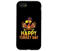 Feliz Día de Turquía Lindo Pequeño Peregrino Acción de Gracias Carcasa para iPhone SE (2020) / 7/8