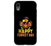 Feliz Día de Turquía Lindo Pequeño Peregrino Acción de Gracias Carcasa para iPhone XR