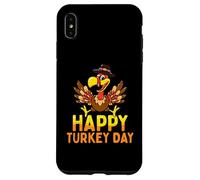 Feliz Día de Turquía Lindo Pequeño Peregrino Acción de Gracias Carcasa para iPhone XS MAX