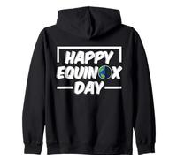 Feliz día del equinoccio Feliz Pascua Ostara Marzo Equinoccio Sudadera con Capucha