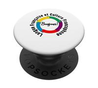 Feliz día del Idioma francés Es un Buen día para Aprender francés PopSockets PopGrip Adhesivo