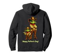 Feliz día del Padre - Alien Cowboy Divertido Regalo para papá Sudadera con Capucha