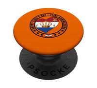 Feliz Día del Rey Holandés Fiyne Koningsdag Bandera de los Países Bajos PopSockets PopGrip Adhesivo