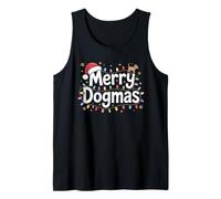 Feliz Dogmas Navidad Dueño del Perro Humor Camiseta sin Mangas