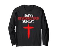 Feliz Domingo de Resurrección - Pascua Jesús Christian Church Manga Larga