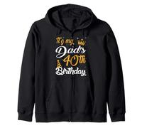 Feliz es el 40 cumpleaños de mi papá 1985 40 años Sudadera con Capucha