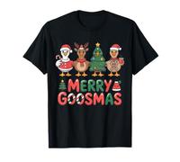 Feliz Goosmas Cute Holiday Farm Goose Christmas Fun Camiseta