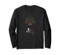 Feliz Gothmas Esqueleto Santa Árbol Muerto Gótico Navidad Manga Larga