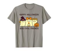 Feliz Halloween Boo-Tiful Friends Kawaii Fantasmas Calabaza Camiseta