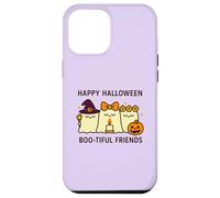 Feliz Halloween Boo-Tiful Friends Kawaii Fantasmas Calabaza Carcasa para iPhone 12 Pro MAX