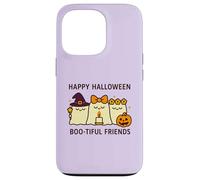 Feliz Halloween Boo-Tiful Friends Kawaii Fantasmas Calabaza Carcasa para iPhone 13 Pro