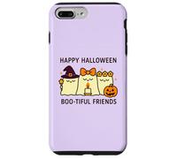 Feliz Halloween Boo-Tiful Friends Kawaii Fantasmas Calabaza Carcasa para iPhone 7 Plus/8 Plus