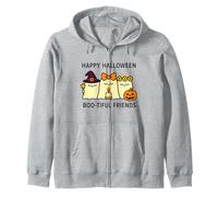 Feliz Halloween Boo-Tiful Friends Kawaii Fantasmas Calabaza Sudadera con Capucha