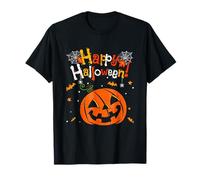 Feliz Halloween Espeluznante Calabaza Espeluznante Boo Fiesta fantasmal Camiseta