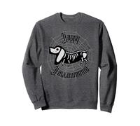 Feliz Halloween, Halloween, Wiener Dog, Teckel, Spider Web Sudadera