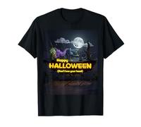 Feliz Halloween, no pierda la Cabeza Zombi Miedo Camiseta