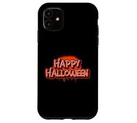 Feliz Halloween Retro Pintura en Aerosol Graffiti Escritura Regalo Carcasa para iPhone 11