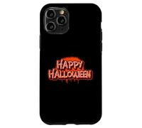 Feliz Halloween Retro Pintura en Aerosol Graffiti Escritura Regalo Carcasa para iPhone 11 Pro