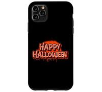 Feliz Halloween Retro Pintura en Aerosol Graffiti Escritura Regalo Carcasa para iPhone 11 Pro MAX