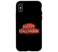 Feliz Halloween Retro Pintura en Aerosol Graffiti Escritura Regalo Carcasa para iPhone X/XS