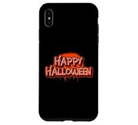 Feliz Halloween Retro Pintura en Aerosol Graffiti Escritura Regalo Carcasa para iPhone XS MAX