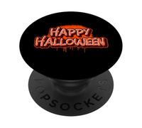 Feliz Halloween Retro Pintura en Aerosol Graffiti Escritura Regalo PopSockets PopGrip Adhesivo