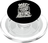 Feliz Halloween Zombie Sacerdote Terror Retro PopSockets PopGrip para MagSafe