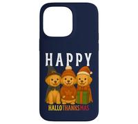 Feliz Hello thanksmas Cute Lab Puppy Fall Holiday Dog Lover Carcasa para iPhone 14 Pro MAX