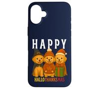 Feliz Hello thanksmas Cute Lab Puppy Fall Holiday Dog Lover Carcasa para iPhone 16 Plus