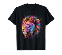 Feliz Holi Indian Face of Lion Holi Festival De Colores Camiseta