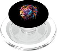 Feliz Holi Indian Face of Lion Holi Festival De Colores PopSockets PopGrip para MagSafe