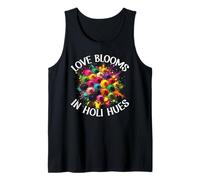 Feliz Holi Saludos Hinduismo Hinduismo Festival Indio Camiseta sin Mangas