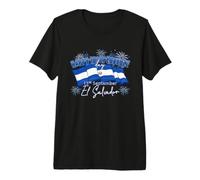 Feliz Independencia 15 de septiembre El Salvador Heritage Camiseta Premium