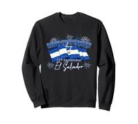 Feliz Independencia 15 de septiembre El Salvador Heritage Sudadera