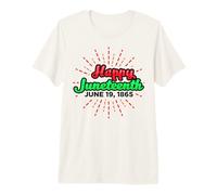 Feliz Juneteenth 19 de Junio de 1865 Negro Hombres Mujeres Niños Niñas Camiseta Premium