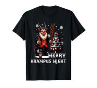 Feliz Krampus Noche de Miedo Navidad Krampusnacht Santa Claus Camiseta