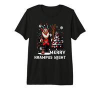 Feliz Krampus Noche de Miedo Navidad Krampusnacht Santa Claus Camiseta Premium