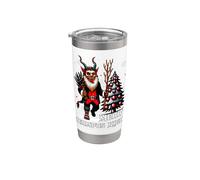 Feliz Krampus Noche de miedo Navidad Krampusnacht Santa Claus Vaso térmico de acero inoxidable de doble pared