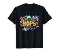 Feliz lúpulo con Este Divertido Disfraz de Temporada de Flores de Pensamiento Camiseta