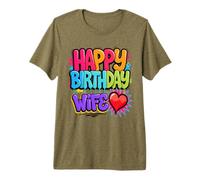 Feliz mamá Linda bebé mamá cumpleaños Camiseta Premium