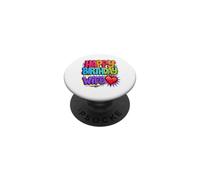 Feliz mamá Linda bebé mamá cumpleaños PopSockets PopGrip Adhesivo