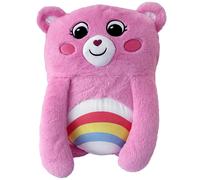Feliz Nappers: Care Bears Pillow Pocket Pal - Cheer Bear - Capacitacin de almohada de carcter lujoso Cubierta de animales con patas pesadas Huggabl