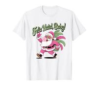 Feliz Natal Baby Santa Tropical Christmas Holiday Diversión Camiseta