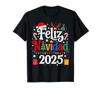 Feliz Navidad 2025 Matching Family Spanish Christmas Mexican Camiseta