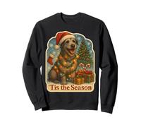 Feliz Navidad al Perro Lobo irlandés de Tis The Season Sudadera