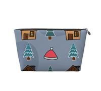 Feliz Navidad Arbol De Navidad, Bolsa de artículos de tocador Bolsa de Maquillaje Bolsa de cosméticos Bolsa de artículos de tocador de Viaje portátil
