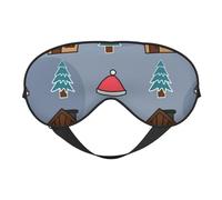 Feliz Navidad Arbol De Navidad, Cubreojos completos Antifaz bloqueador de luz Antifaz para dormir Antifaz suave con los ojos vendados Noche