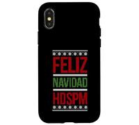Feliz Navidad Belico Mexican Tumbado Christmas Latinx Mexico Carcasa para iPhone X/XS